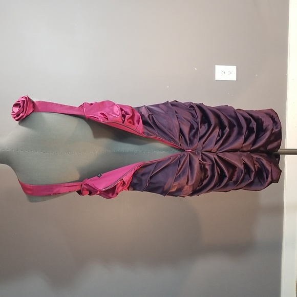 Le Chateau XL made in canada dress pink and purple - Picture 9 of 17